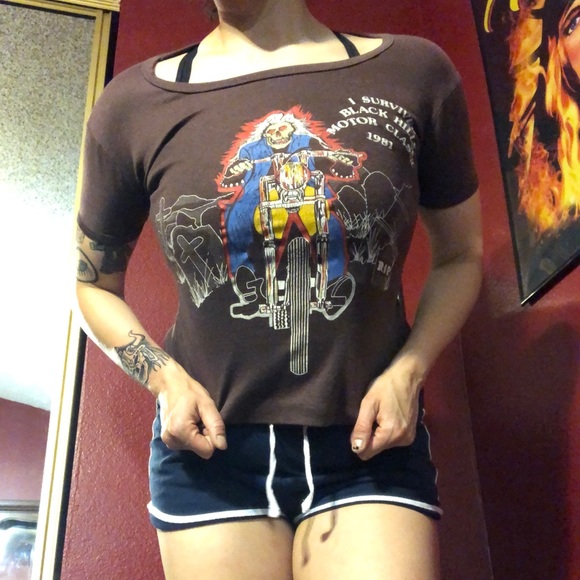 Vintage Biker Rally tee - Picture 2 of 4